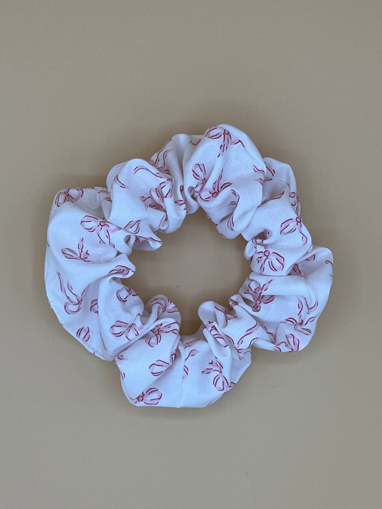 Pink Bows Scrunchie